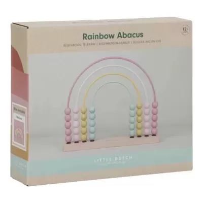 Little Dutch Ábaco Arco-Iris Rosa - Fairy Garden Fsc