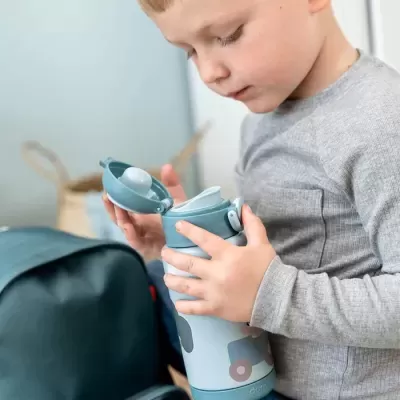 Done by Deer Garrafa Térmica 340 ml Azul