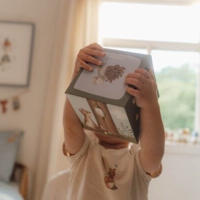 Little Dutch Cubos De Encaixe E Torre Em Cartão - Forest Friends