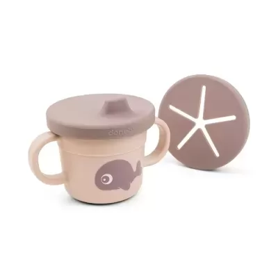 Done By Deer Mini Copo para Água e Snacks Foodie Rosa