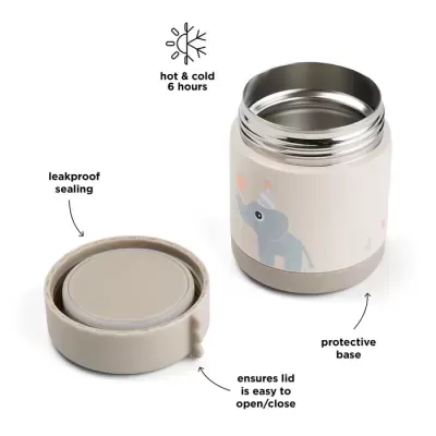 Done by Deer Termo para Sólidos 300ml Tiny Farm Sand