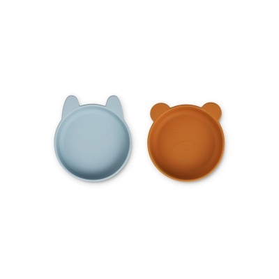 Liewood Bowl em Silicone Vanessa - Pack 2x