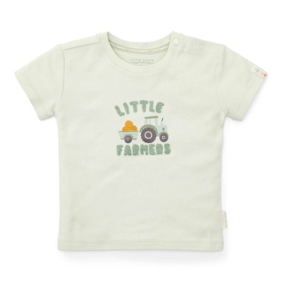 Little Dutch T-Shirt Manga Curta – Farm Green