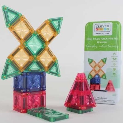 Cleverclixx Jogo Magnético de Viagem 28 Peças