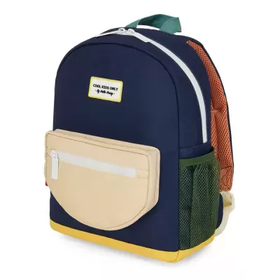 Hello Hossy Mochila Escolar Mini Dark Blue +6 anos