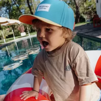 Hello Hossy Boné Infantil Mini Sunny Blue Hello Hossy Boné Infantil Mini Sunny Blue