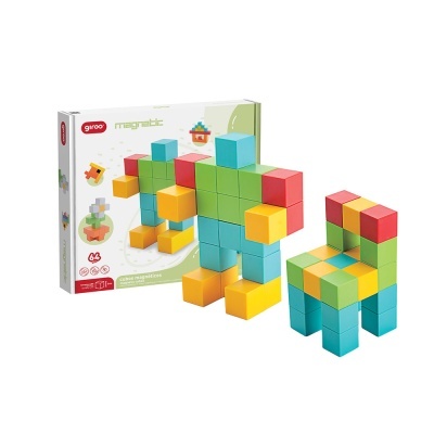 Giros Jogo 64 Cubos Magnéticos Giros Jogo 64 Cubos Magnéticos