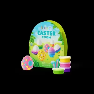 Hey Clay Kit Ovos de Páscoa Easter Studio