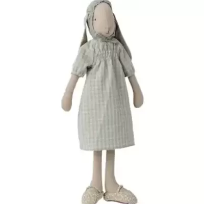 Maileg Coelha com Vestido e Touca Tamanho 3