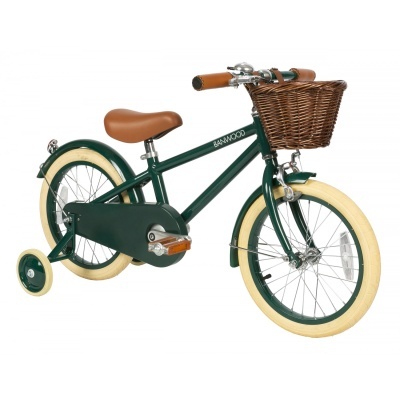 BANWOOD Bicicleta Clássica Vintage 16" Verde Escuro