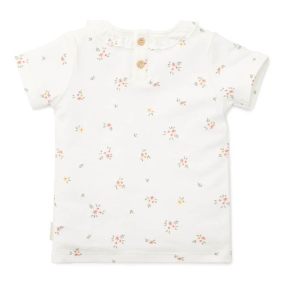 Little Dutch T-Shirt Manga Curta – White Meadows