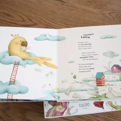 Cucoo Livro Musical Infantil Giroflé