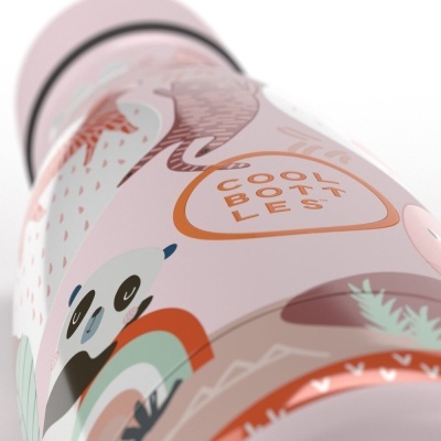 Cool Bottles Garrafa Térmica Panda Gang 260ml