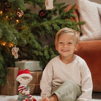 Little Dutch Boneco Jim - Elfo De Natal - 35 Cm