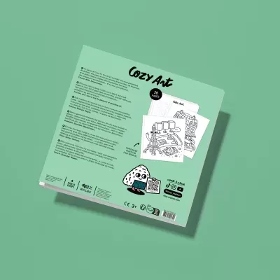 OMY Livro de Colorir Bobbie Goods Cozy Art Paris