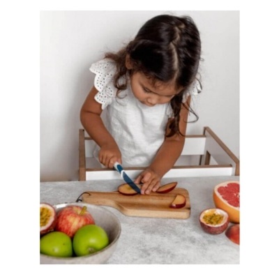 KiddiKutter Faca para Autonomia Infantil Azul