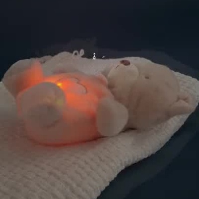 Doudou et Compagnie Peluche Respirável com Ruído Branco Coelho