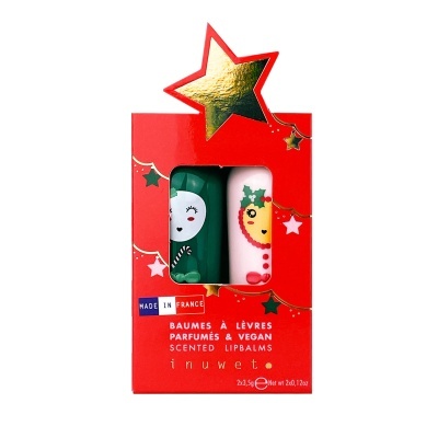 Inuwet Conjunto de 2 Batons Star Cereja e Caramelo
