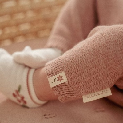 Little Dutch Macacão de Malha Rosa Bebé - Fairy Garden