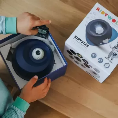 Kidywolf KIDYSTAR Projetor Galáxias e Espaço Azul