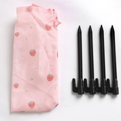 Monnëka Tenda Pop-Up com Proteção Anti-Mosquitos Strawberries