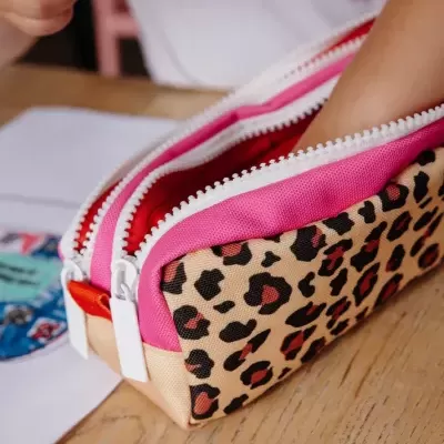 Hello Hossy Estojo Porta-Lápis Leopard