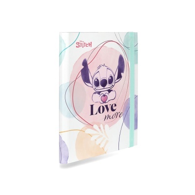 Disney Capas A4 com Elástico Stitch Love