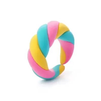 Hey Clay Kit de Bijuteria Bijou Sweet Rings