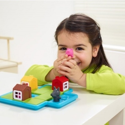 Smart Games - Jogo De Lógica Os 3 Porquinhos Delux