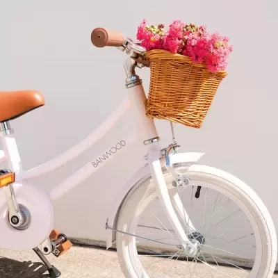 Banwood   Bicicleta Clássica Vintage 14" Rosa