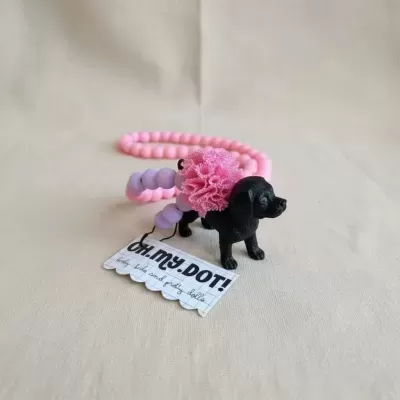 Oh My Dot Colar Labrador Preto