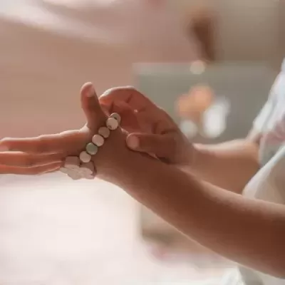 Little Dutch Conjunto de Jóias de Madeira – Flowers