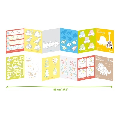 Banana Panda 2x Livros de Colorir Adoro Dinossauros 4+ anos