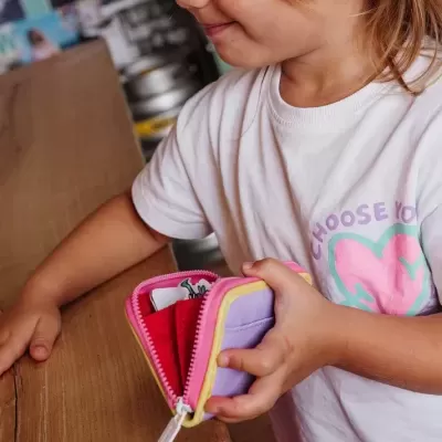 Hello Hossy Carteira Porta-Moedas Mini Mauve