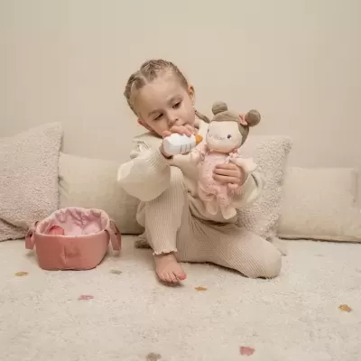 Little Dutch Bebé Rosa Com Alcofa | Little Pink Flowers