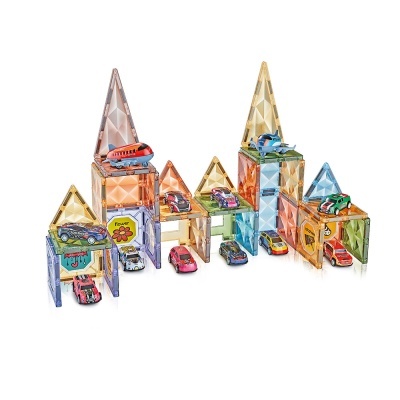 Giros Jogo Magnético Veículos 72 Peças