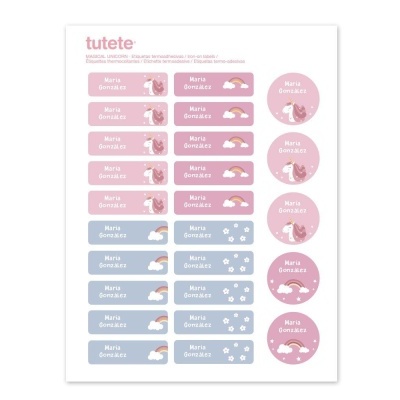 Tutete Etiquetas Térmicas para Roupa
