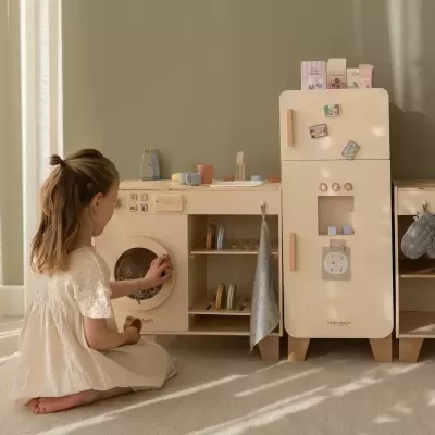 Little Dutch Máquina de Lavar Roupa de Madeira Essentials