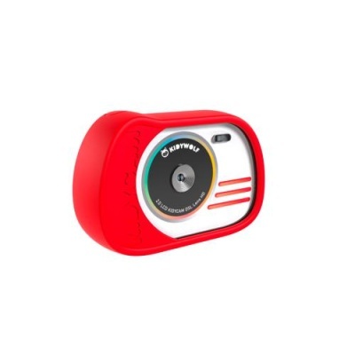 Kidywolf Máquina Fotográfica Digital Vermelha