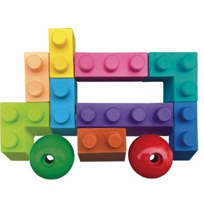 Haku Yoka - Lápis de Cera de Abelha Legos Autocarro