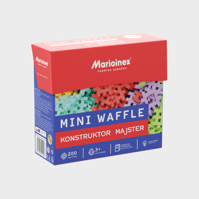 Marioinex Mini Waffle Constructor Master 200 Peças