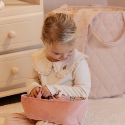 Little Dutch Boneca Bebé Rosa Com Alcofa