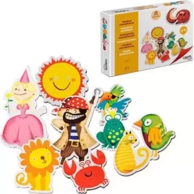 Cayro 35 Figuras Magnéticas Jogo Educativo 3+