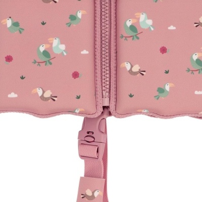 Monnëka Colete de Natação Flutuador Rosa Toucan