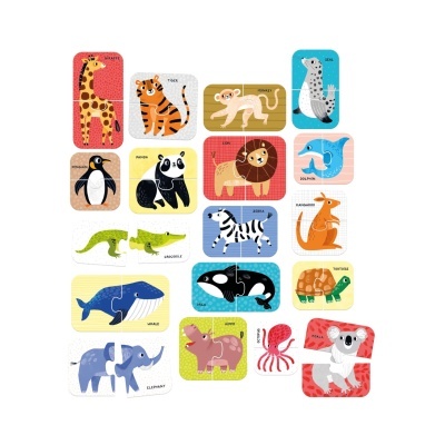 Banana Panda Puzzle Animais Selvagens 18 Meses+