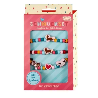 Spiegelburg Conjunto de Colar e Pulseira Pony