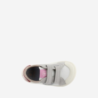 Victoria Shoes Sapatilhas Oliver Efeito Pele Prata Rosa
