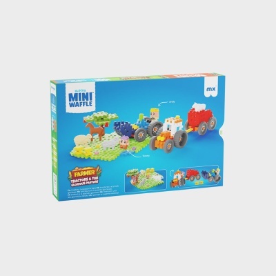 Marioinex Mini Waffle Farmer Tractores e a Pastagem Gloriosa