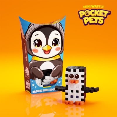 Marioinex Mini Waffle - Pocket Pets Pinguim
