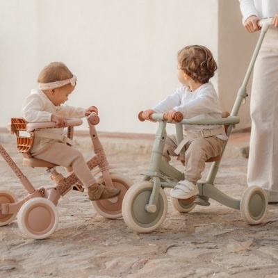 Triciclo Fairy Floral - Little Dutch - Pink ( 4-Em-1)